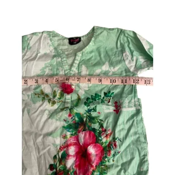 New Girls Cotton Kurta Tunic - Picture 4 of 5